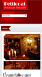 Mobile Screenshot of pension-petticoat.de